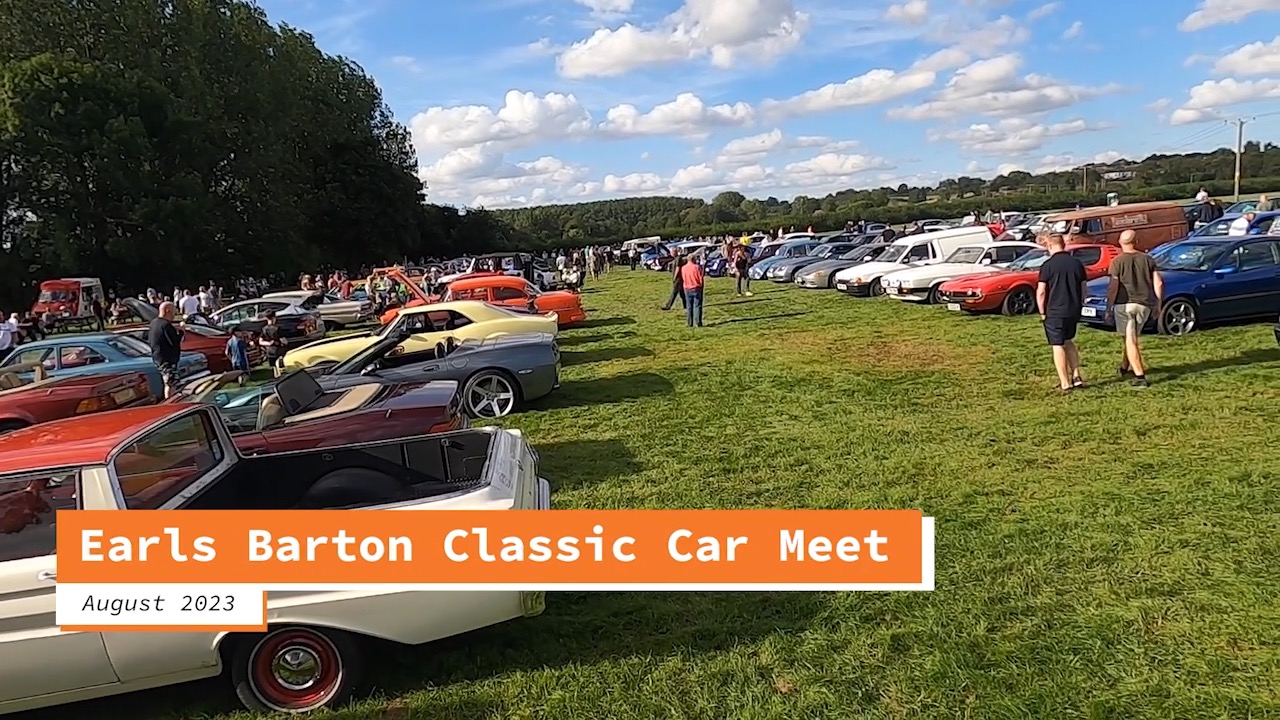 Earls Barton Classic Car Meet – August 2023
