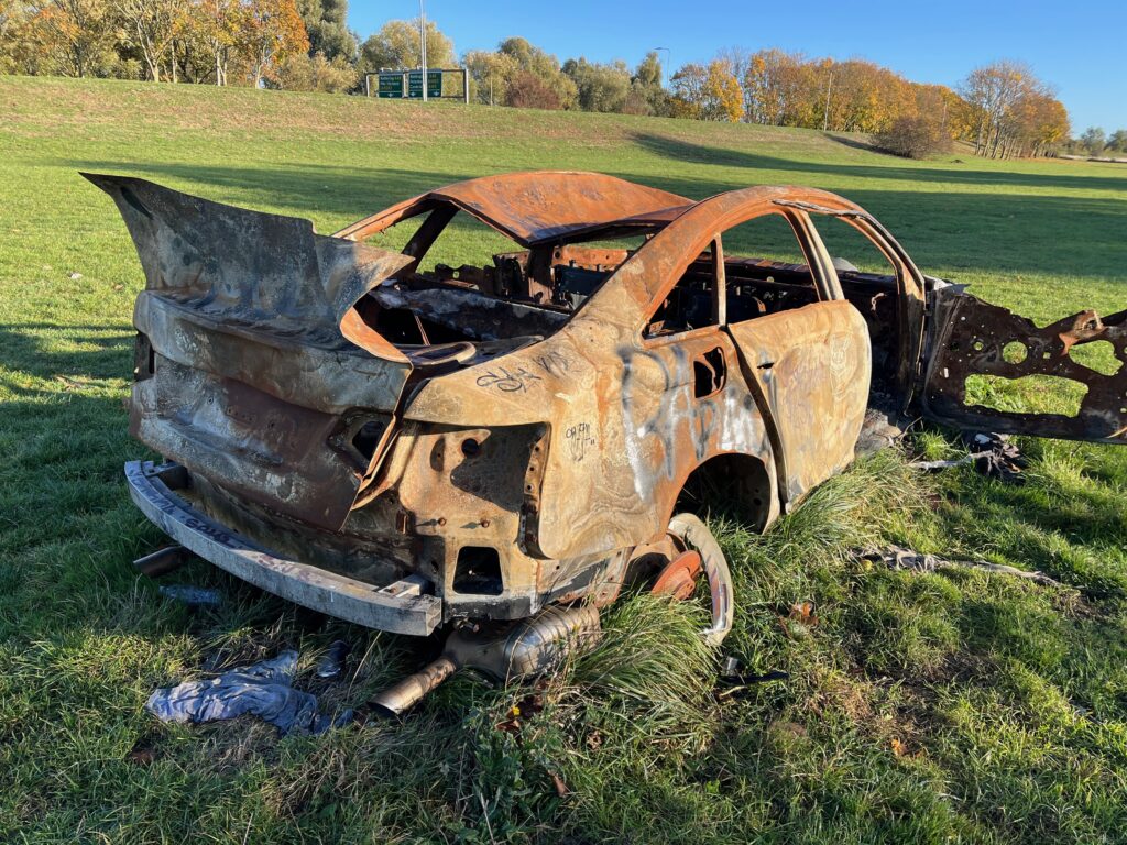 Burnt Out Car