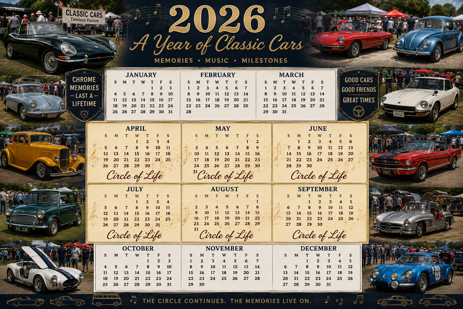 Calendar Circle of Life